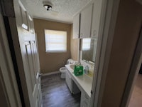 a small bathroom with a toilet and sink